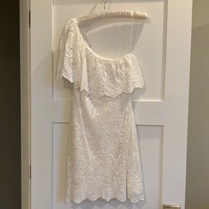 Off the shoulder lace dress